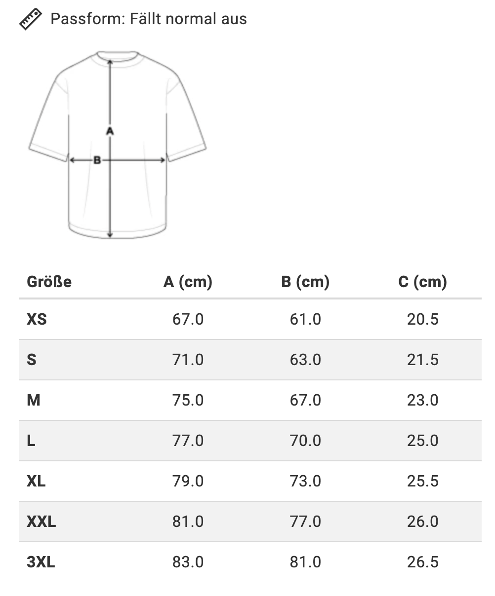 Oversized Unisex Bio T-Shirt